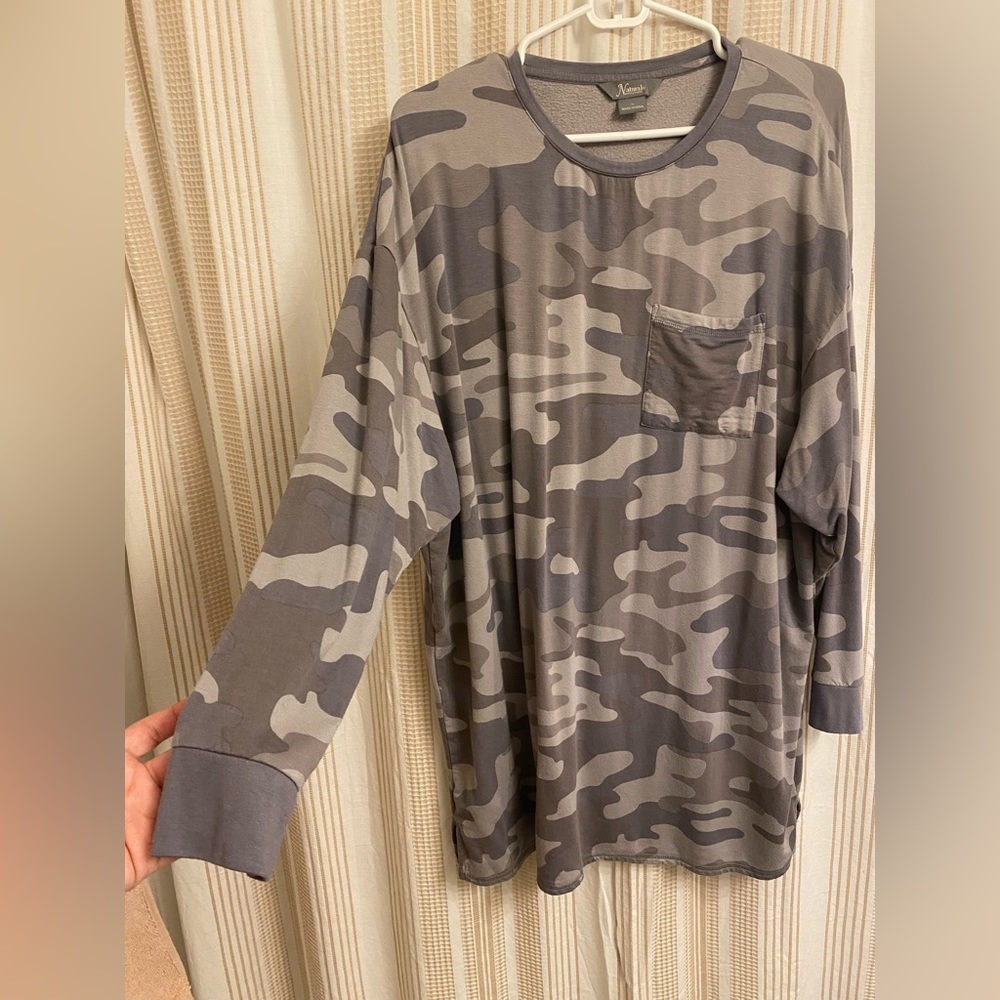 Oversized Natural Reflections T-Shirt Dress